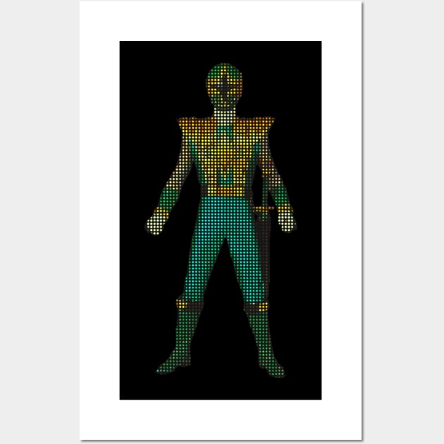 GREEN SAMURAI RANGER POWER RANGERS NINJA STORM Wall Art by TSOL Games